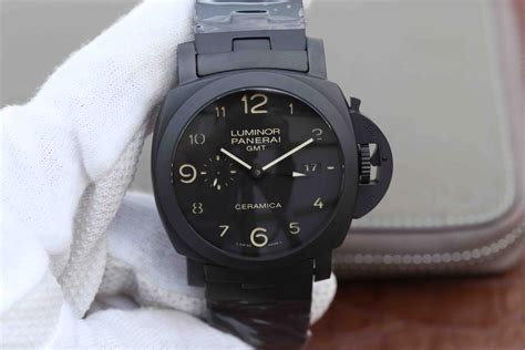 panerai gmt ceramica replica|genuine Panerai watch case.